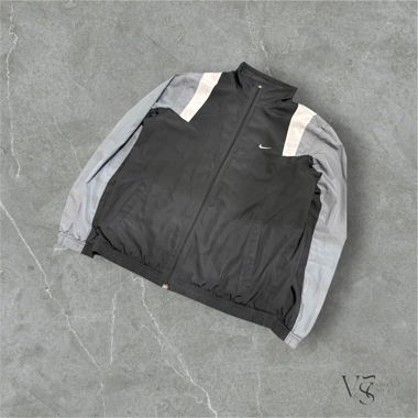 Vintage Nike Track Jacket gr. M grau