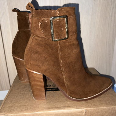 Ankle Boots, 39, camel brown