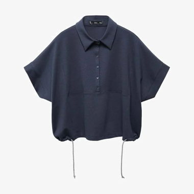 Haut Polo Oversize Marine Mango 36