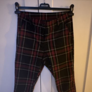 Pantalon chino à carreaux 