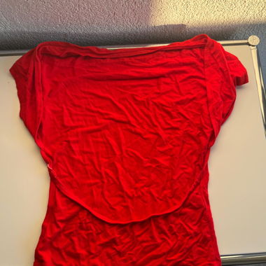 Backless Top Red / Rückfreies Top rot
