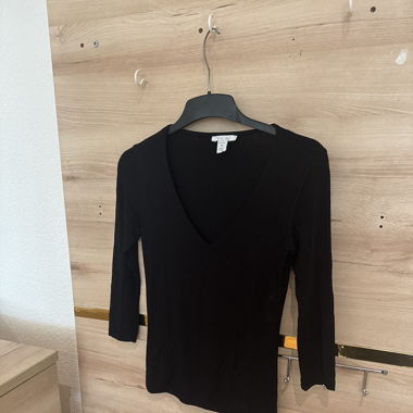 Pulli dünn mit V-Ausschnitt 
