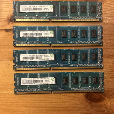 RAM 16Gb (4x4GB) - DDR3