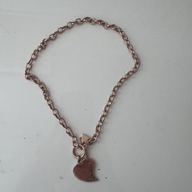 Collana a cuore Guess rosé gold Vintage Y2K