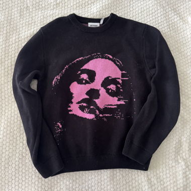 Weekday graphic sweater black
