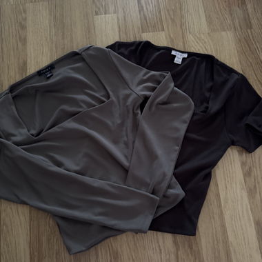 Top a maniche lunghe e corte