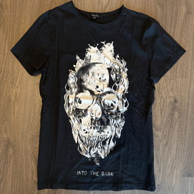 T-shirt noir skull