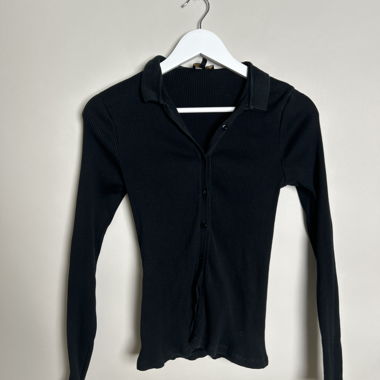 Top Nero Massimo Dutti