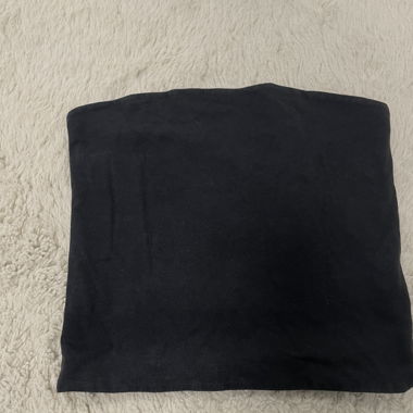Schwarzes trägerloses Brandy Shirt