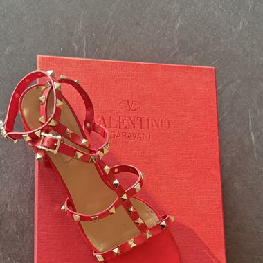 Sandales rouge Valentino 