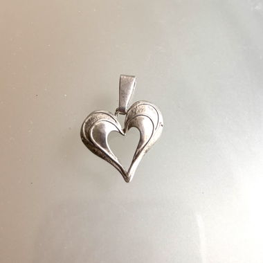 Pendentif cœur vintage S.925