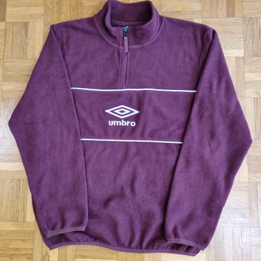 Burgundy Umbro Fleece Jacket