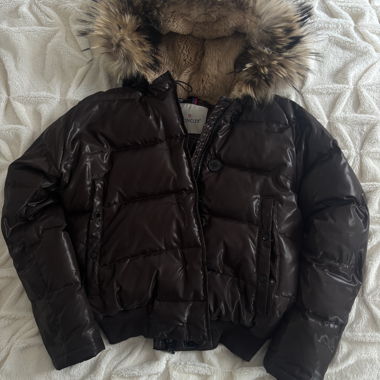 Piumino Moncler marrone