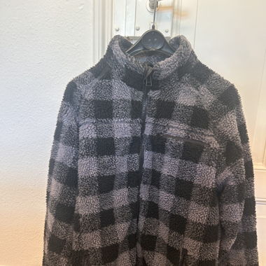 Flauschige Übergangsjacke