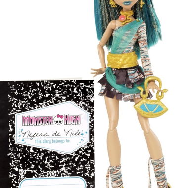 Monster High nefera completo (bambola, pet, diario)