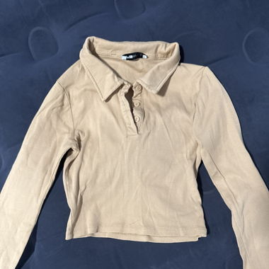 Langarm T-Shirt - Crop Top