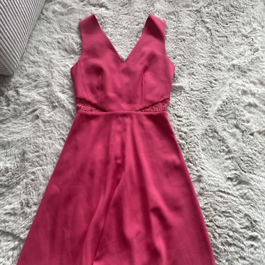Pink short A-line dress