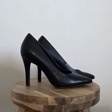 Escarpins noirs à talon haut