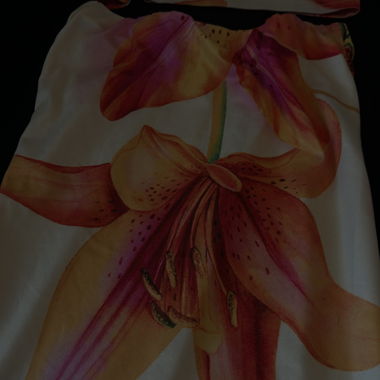 Zweiteiliges Blumenset Top & Rock
