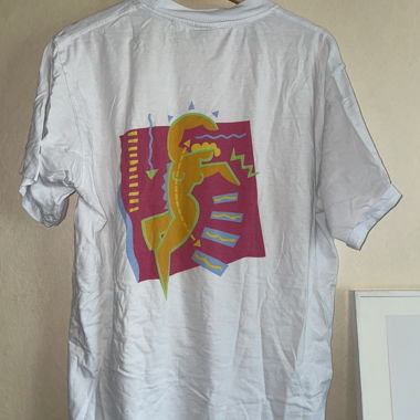 Vintage Promotional Print Shirt Cotton