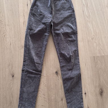 SIMPLE corduroy trousers / brown leggings