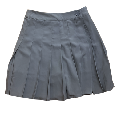 Jupe mini plissée bleu clair COLLUSION