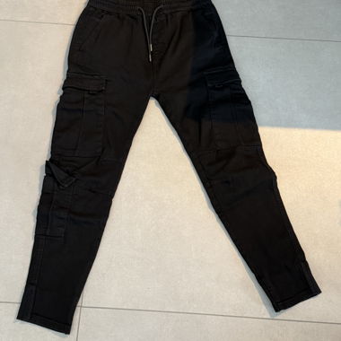 Pantaloni cargo neri