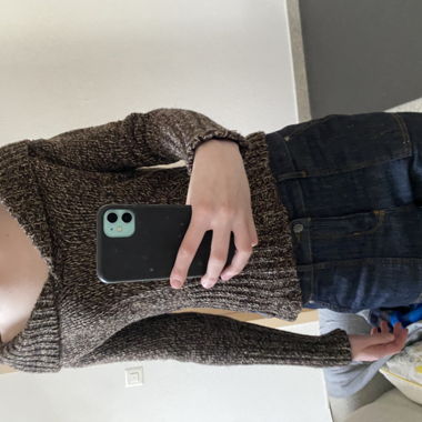 Brown sweater