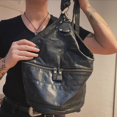 Lederrucksack fizzen 