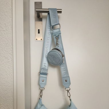 Baby blue crossbody bag