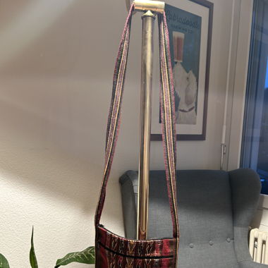 Cross body bag with embroidery design