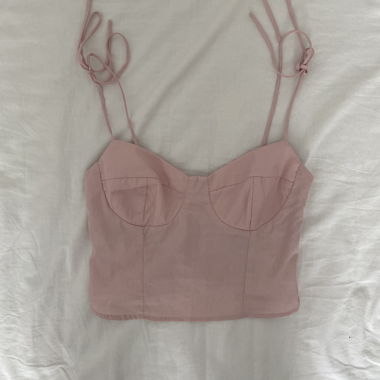 pink corsett top