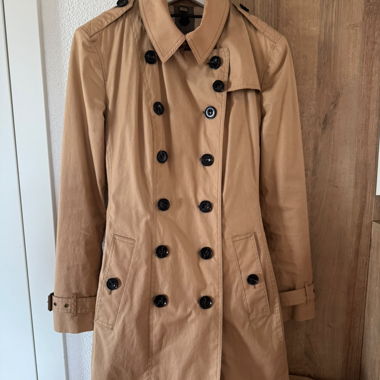 Beige Burberry Trench Coat