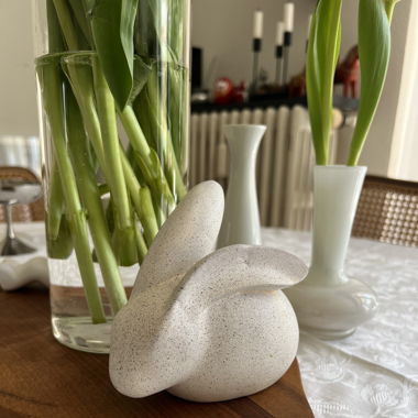 Easter bunny modern decoration 