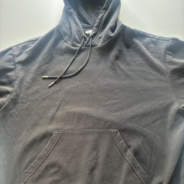 Felpa con cappuccio grigia/nera (H&M