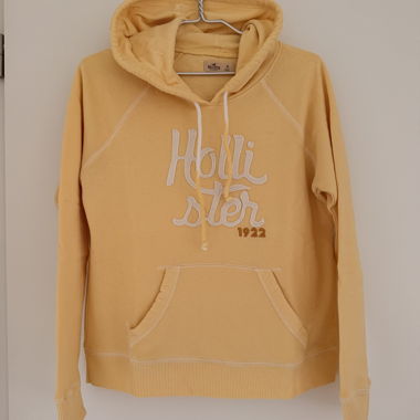 Felpa gialla Hollister