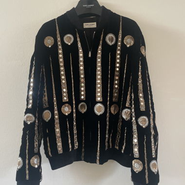 Saint Laurent Paris Juke-box Velvet Jacket