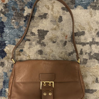 Borsa in pelle Coccinelle marrone