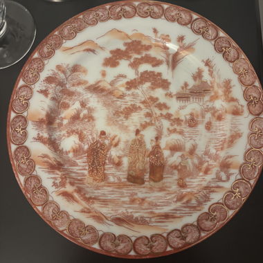Piatto decorativo cinese