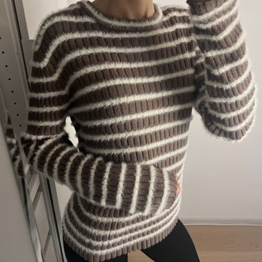 Maglione a righe