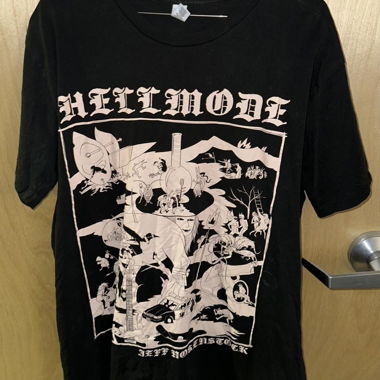 Schwarzes Herren-T-Shirt