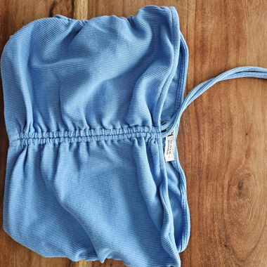 Haut sans manches Zara bleu