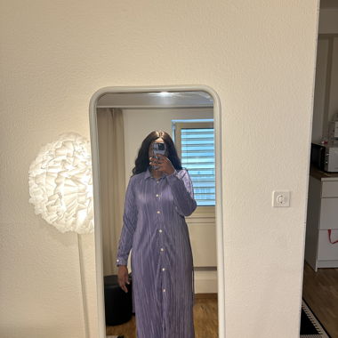 Robe chemise violette