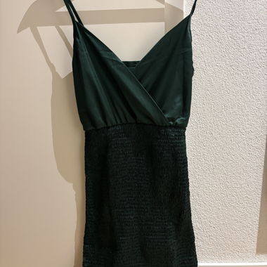 Dark green dress