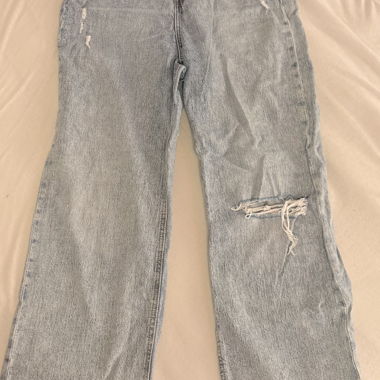 H&M Mom-Jeans hellblau Grösse EUR 42