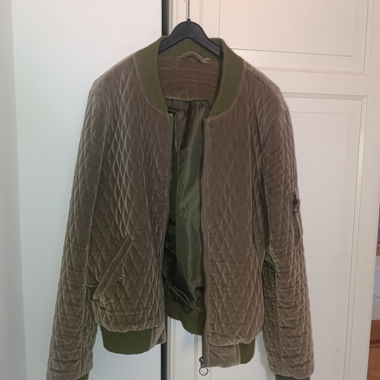 Padded bomber jacket