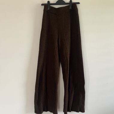 Brown Knit Pants