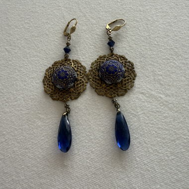 Boucles d'oreilles style victorien