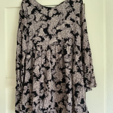 Abito lungo con stampa Paisley di Zara