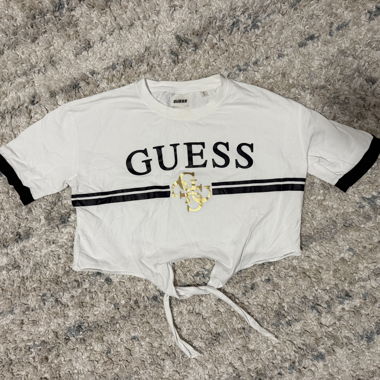 Guess Crop T-Shirt white